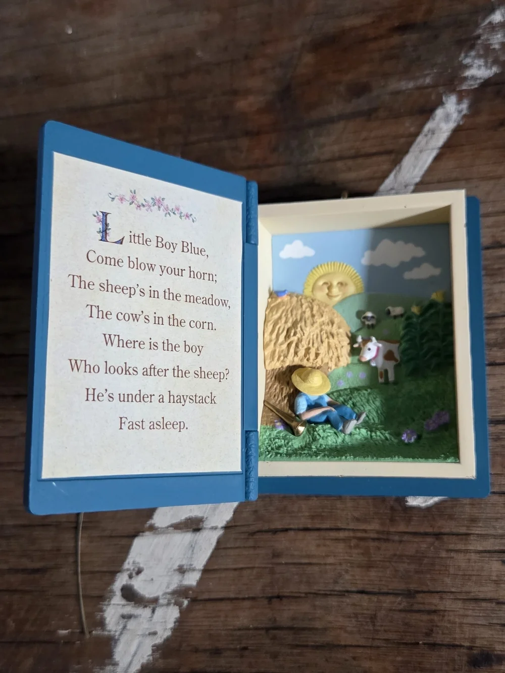 Hallmark Keepsake Ornament Little Boy Blue - Red and Blue